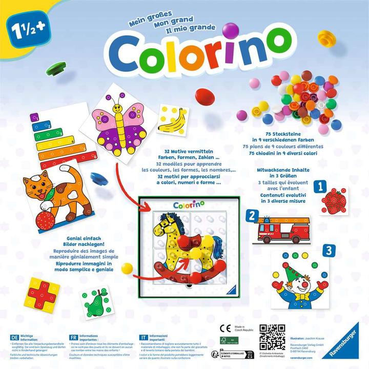 Actual product image Ravensburger My Great Colorino (French, German, Italian, 1.50 - 8.25 years)