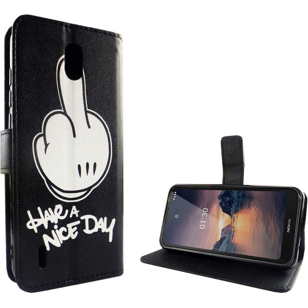 Thumbnail - König Design Hülle Handy Schutz für Nokia 1.3 Case Cover Tasche Wallet Etui Handyhülle Bumper (Nokia 1.3), Smartphone Hü...