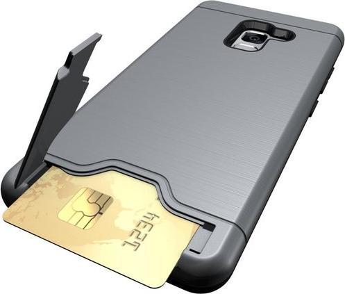 Actual product image MU Classic Hard and soft plastic cover with kickstand (Samsung Galaxy A8 (2018))