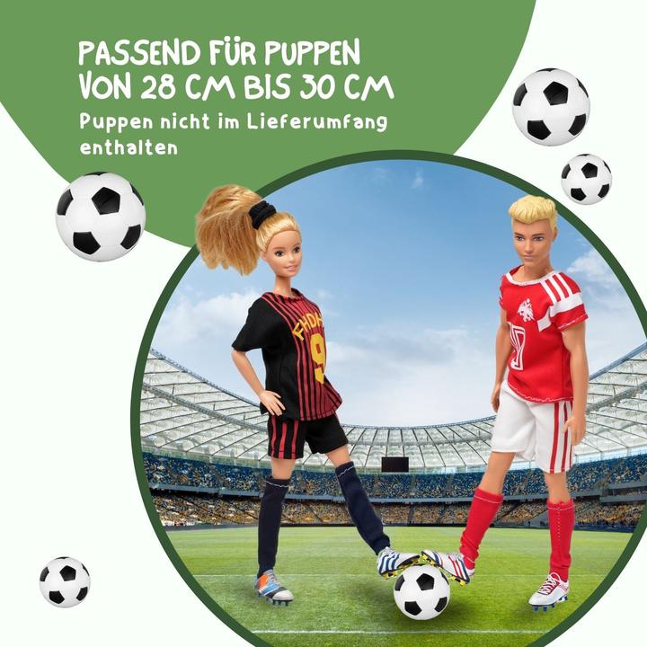 Produktbild Hermex Ken Barbie 4er Set für Puppen Collection Motto Fussball