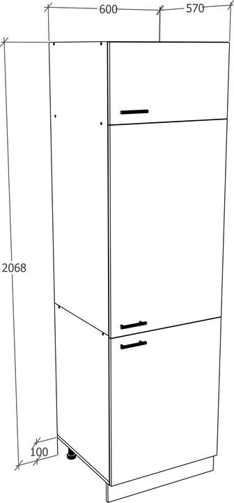 Produktbild VCM Esilo (60 x 57 x 207 cm)
