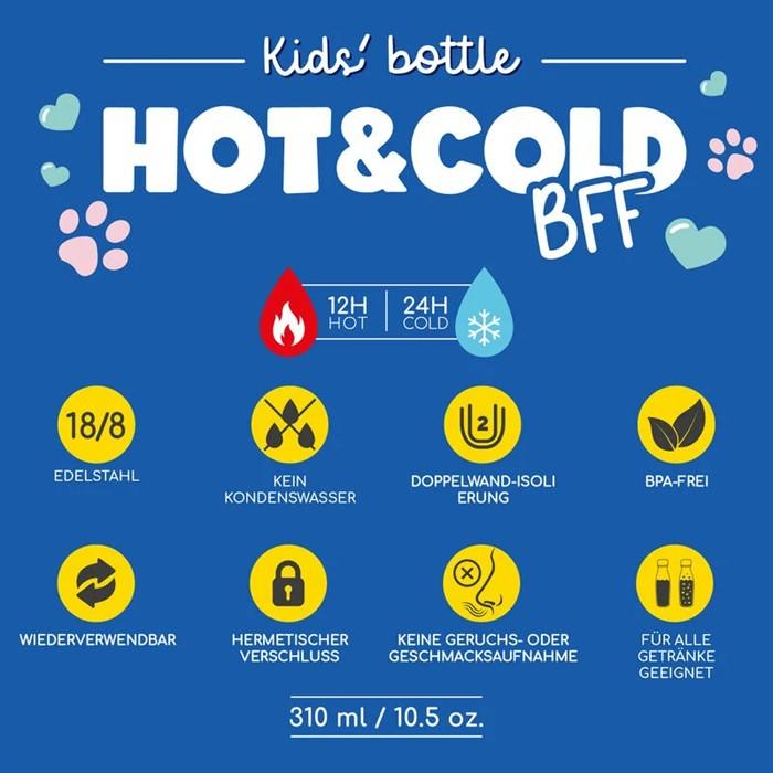 Actual product image Legami Thermosflasche für Kinder - Hot&Cold BFF - Panda (0.31 l)