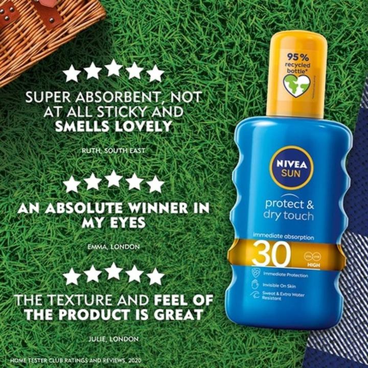 Image du produit NIVEA Sun Protect & Refresh (Spray solaire, SPF 30, 200 ml, 150 g)