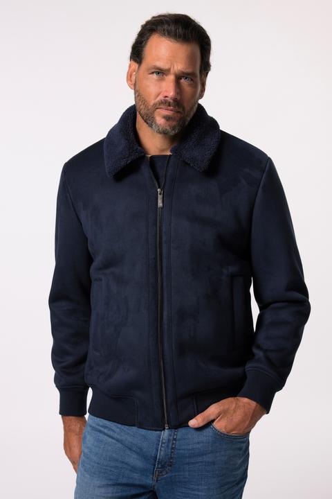 Produktbild JP1880 JP AWARE Bomberjacke, Lederoptik, Teddyfutter, GRS-zertifizierte Materialien, bis 7 XL (XXL)