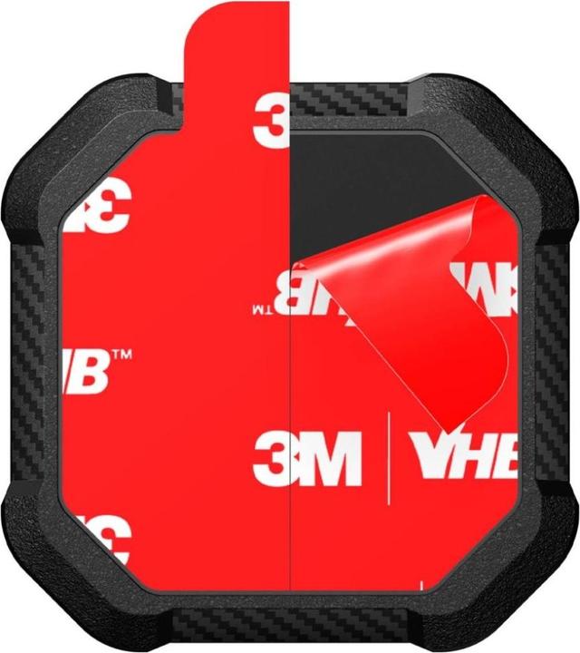 Actual product image Spigen - Tough Armor Holder - Apple AirTag 1 / 2, Waterproof IPX8, 3M Adhesive - Black