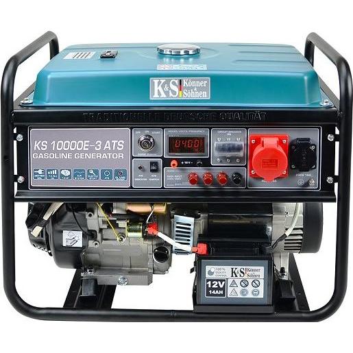 Könner & Söhnen, Stromgenerator, KS 10000E-3 (7500 W, 25 l)