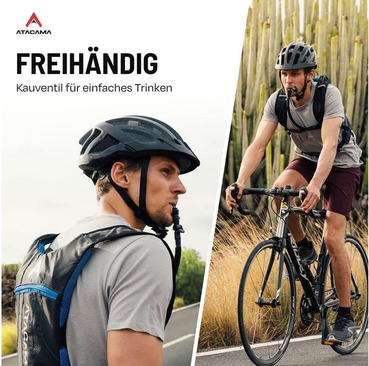 Image du produit Atacama Backpack mit Trinkblase rot (2 l)