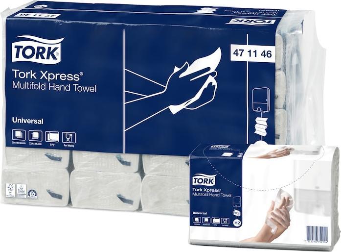 Garmin Leaflet towel paper Tork Xpress Multifold Universal H2 2 layers, 23,4 x 21,3 cm (20 pcs)