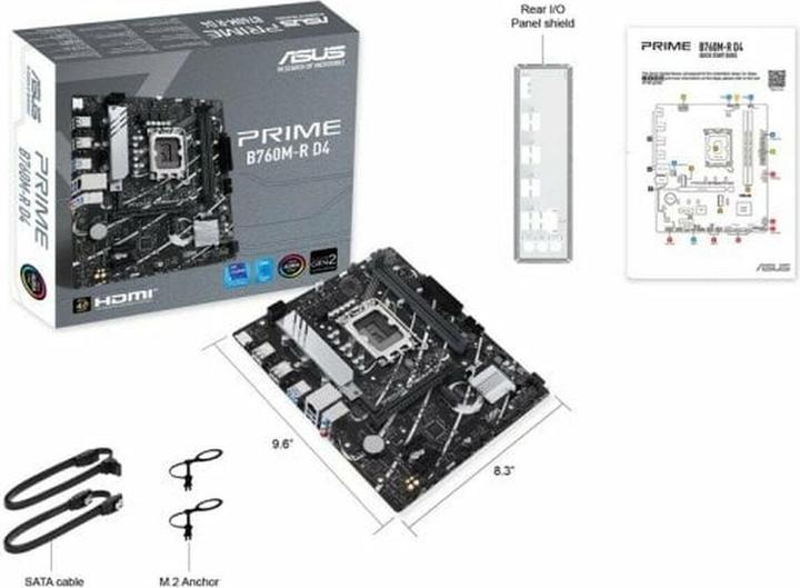 Produktbild ASUS PRO B760M-R (LGA 1700, Intel B760, mATX)