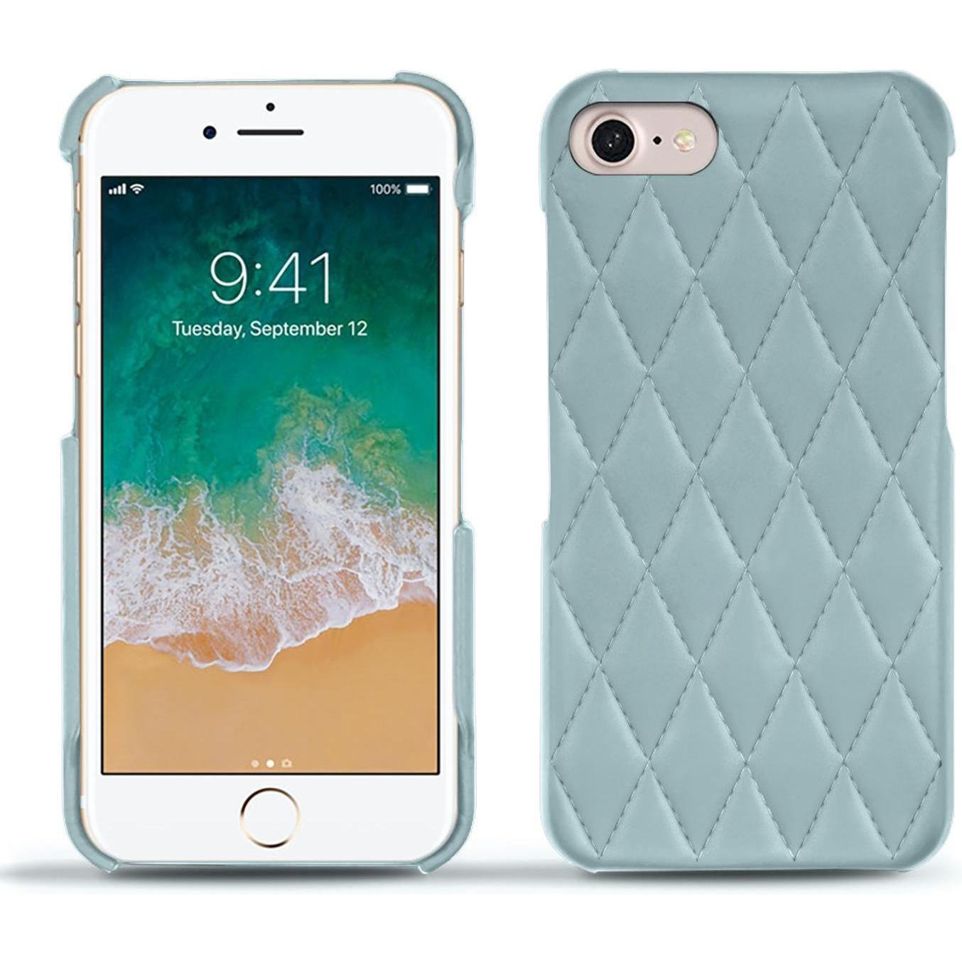 Thumbnail - Noreve Lederschutzhülle (Apple iPhone 7), Smartphone Hülle, Blau