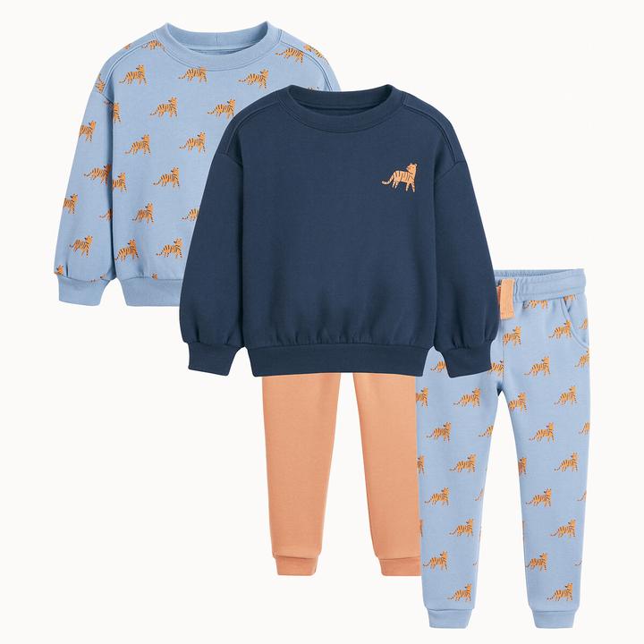 Actual product image La Redoute Collections 2er-Pack 2-teilige Sets aus Sweatshirt & Jogginghose (86)