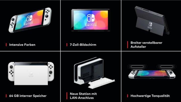 Immagine prodotto Nintendo Switch modello OLED (bianco) - Super Mario Bros. Wonder Set