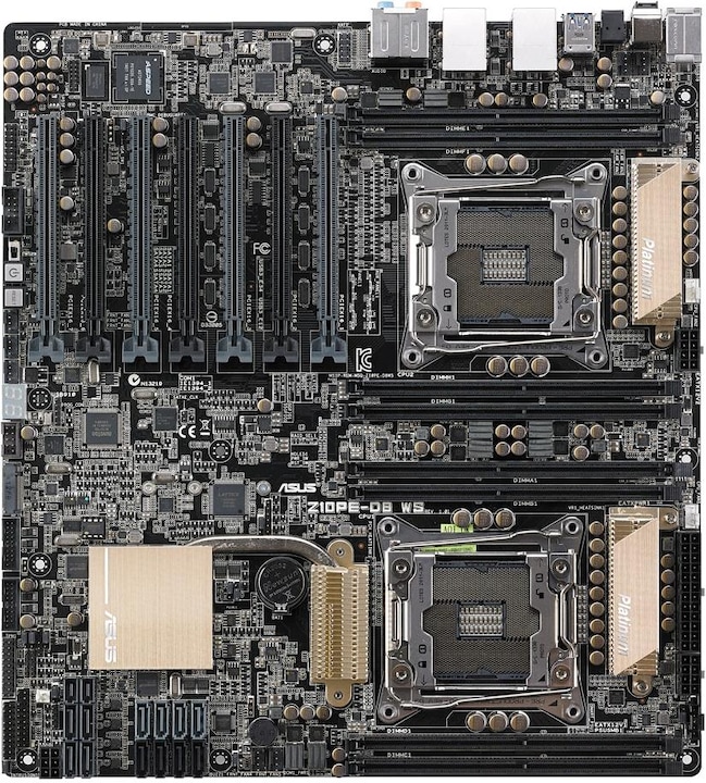 Actual product image ASUS Z10pe-D8 Ws (LGA 2011-v3, Intel C612 PCH, SSI EEB)