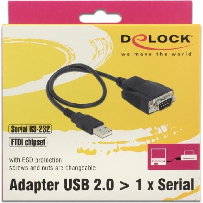 Thumbnail - Delock Serieller Adapter (0.35 m), Schnittstellenkabel