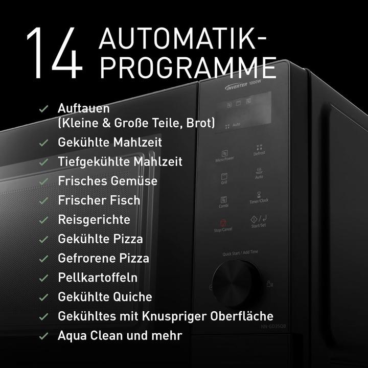 Productafbeelding Panasonic NN-GD35QBEPG (29 l)