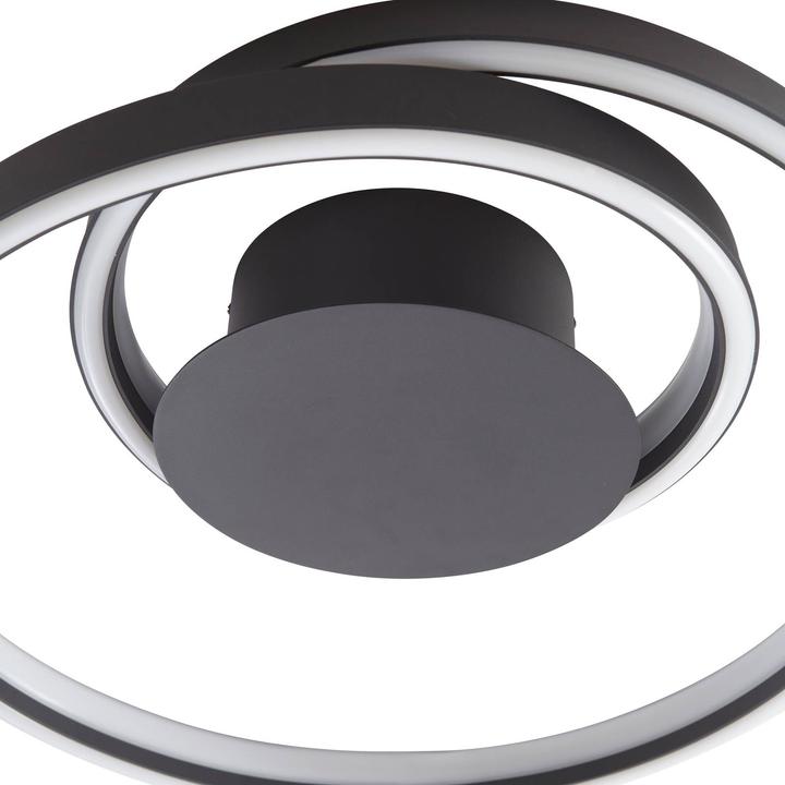 Produktbild Lindby Erlinik LED-Deckenleuchte, stepdim, schwarz (2200 lm)