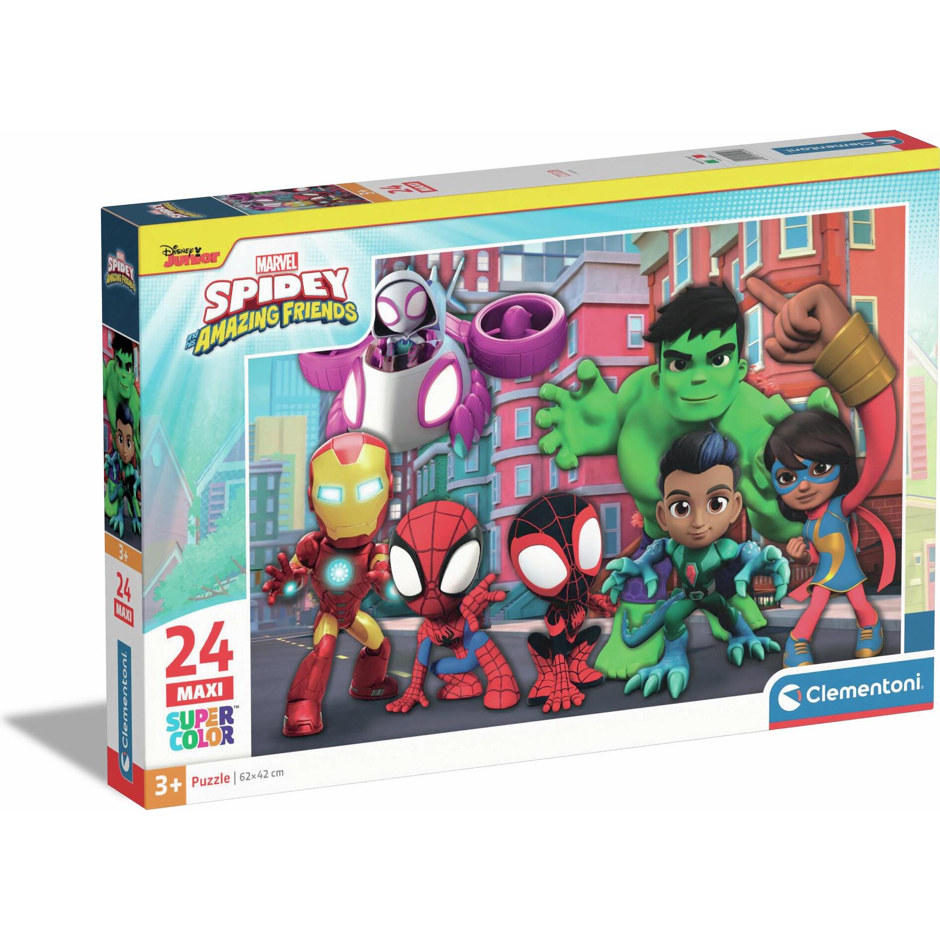 Clementoni Spidey & Friends - Maxi 24 Pezzi (24 Pezzi)