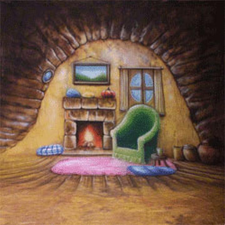 Produktbild Walimex pro pro Motiv-Stoffhintergrund 'Homey' (600 cm, 300 cm)