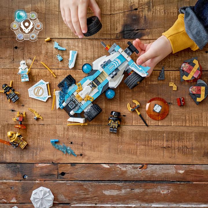 Produktbild LEGO Zanes Drachenpower-Spinjitzu-Rennwagen (71791, LEGO Ninjago)