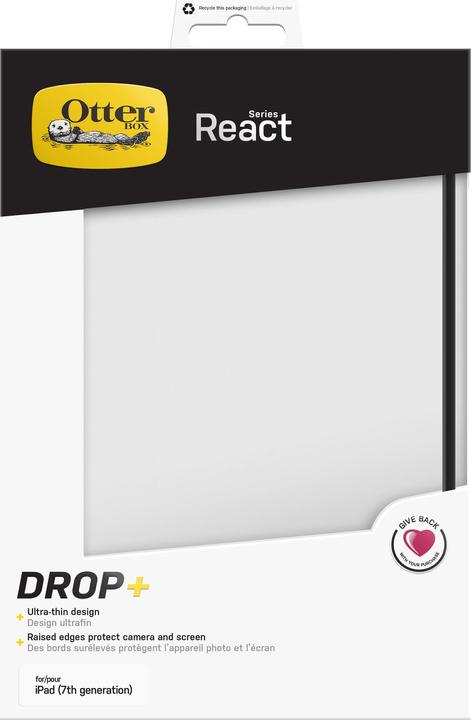 Actual product image OtterBox React (iPad 2021 (9th Gen), iPad 2019 (7th gene), iPad 2020 (8. Gen))