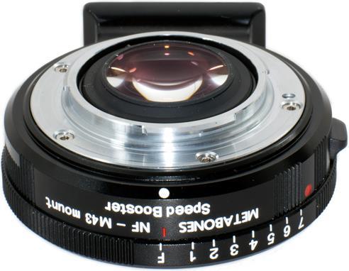 Actual product image Metabones Speed Booster Nikon G/F - MFT