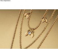 Rayher Metall-Mini Anhänger Blatt, gold, 6 Stück (Metall)