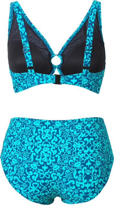 Produktbild Ulla Popken Bikini, Paisley, Softcups, Träger verstellbar, recycelt (56)