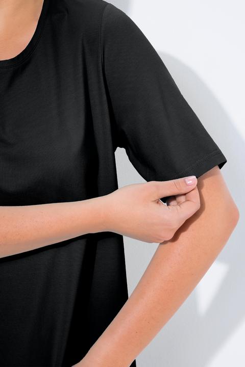 Produktbild Ulla Popken T-Shirt, A-Linie, Rundhalsausschnitt, Halbarm (54)