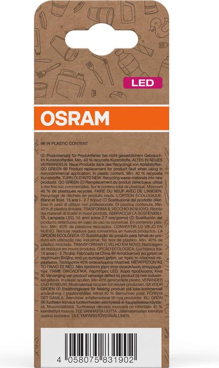 Produktbild Osram LED Pcr Lamps With Classic A (E27, 1521 lm, 1 x)