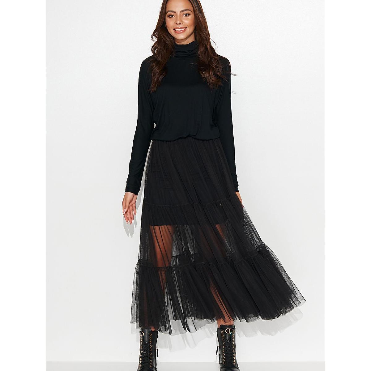Numinou, Damen, Kleider, Abendkleid, Schwarz, (42)