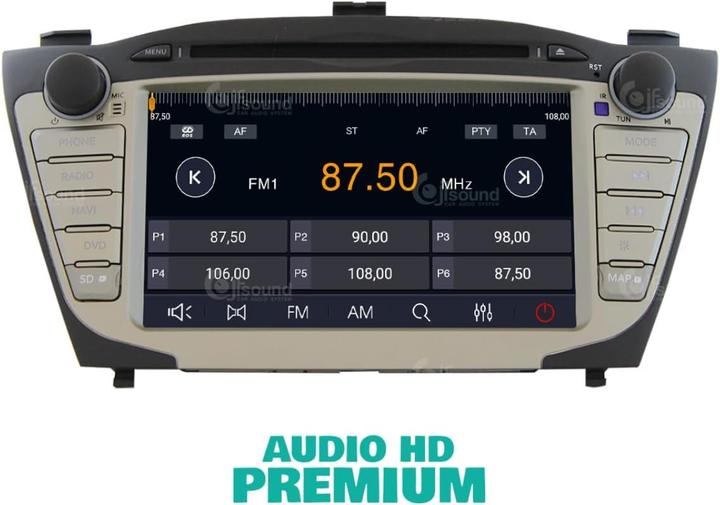 Actual product image JFSound Hyundai IX35 Android GPS Bluetooth WiFi USB DAB+ CarPlay Android Auto Touchscreen (Android car)