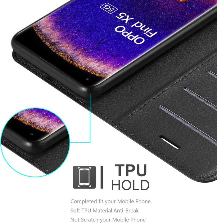 Immagine prodotto Cadorabo Custodia con supporto a libro per Oppo FIND X5 (Oppo trova X5)