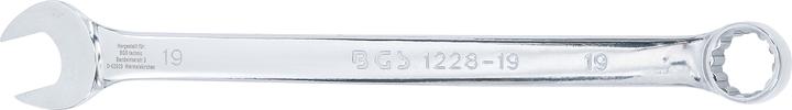 Produktbild BGS Maul-Ringschlüssel extra lang SW 19 mm (19 mm)