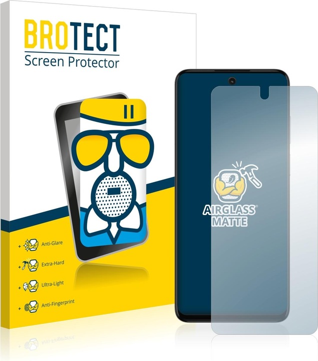 Actual product image BROTECT AirGlass Glass Matte (1 Piece, Motorola Moto G32)