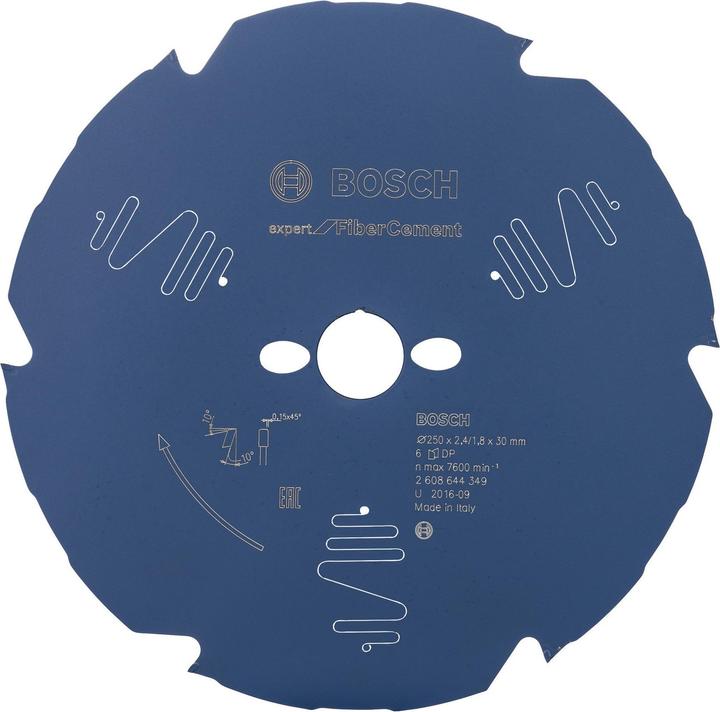 Produktbild Bosch Professional Zubehör Kreissägeblatt Expert for Fibre Cement, 250 x 30 x 2,4 mm, 6