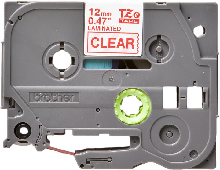 Immagine prodotto Brother Tze-132 (1.20 cm, Rosso, Trasparente)