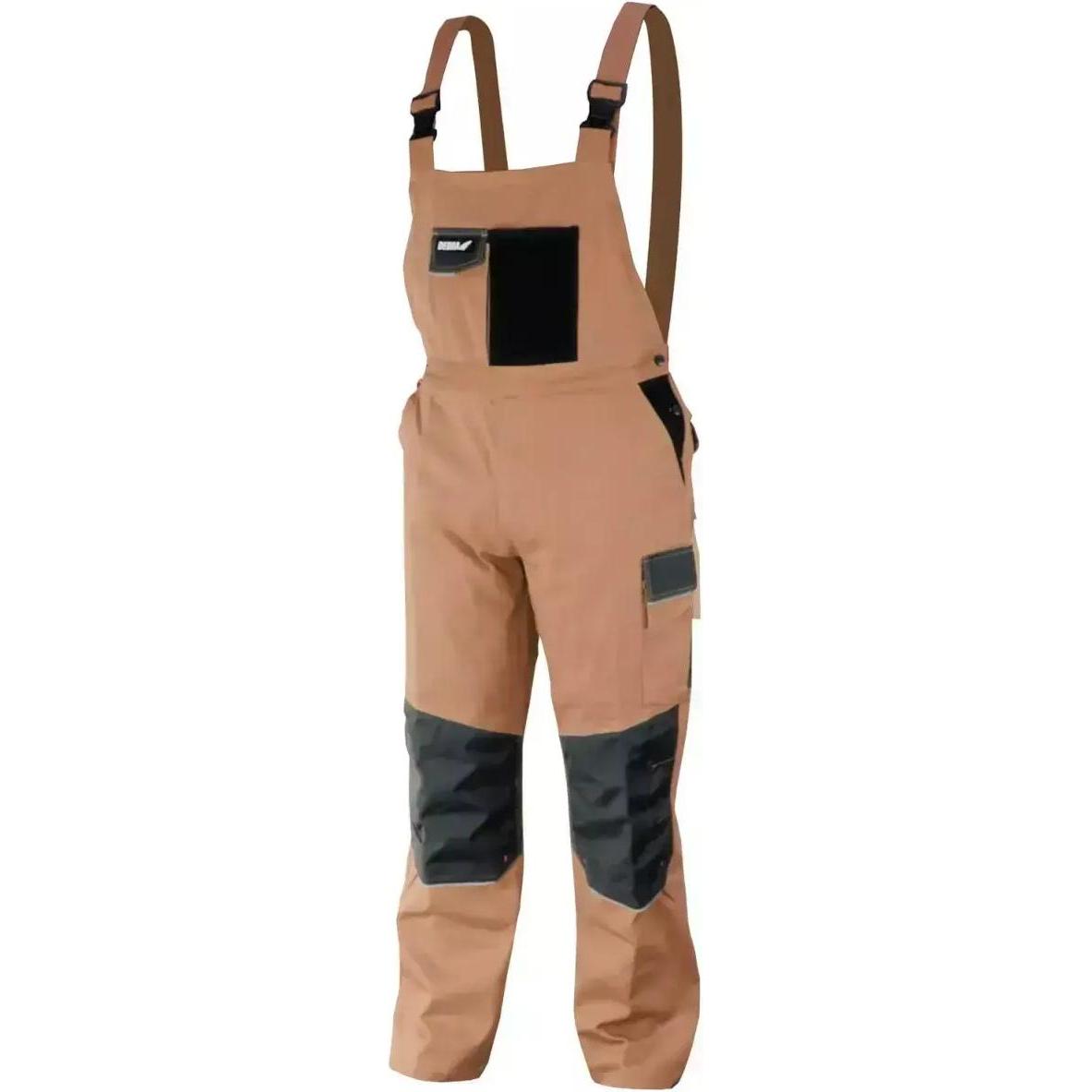Thumbnail - Dedra, Arbeitshose, Schutzlatzhose M/50, Baumwolle+Elasthan, 270g/m2 (BH42SO-M) (M)