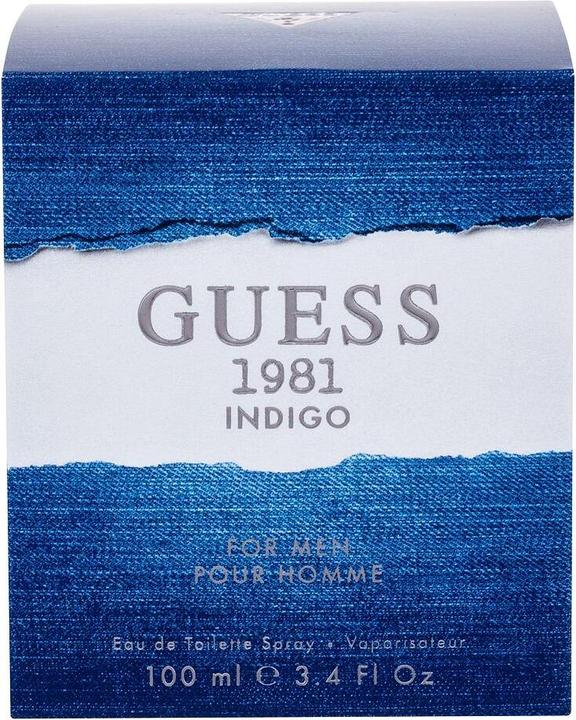Actual product image Guess 1981 Indigo by Eau de Toilette Spray (Eau de toilette, 100 ml)