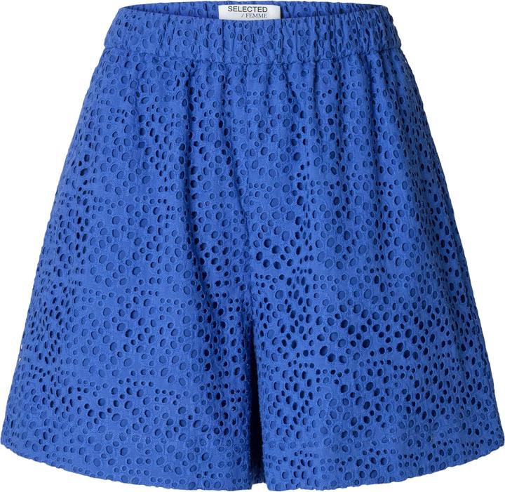 Immagine prodotto Selected Broderie Anglaise Højtaljede shorts (40)