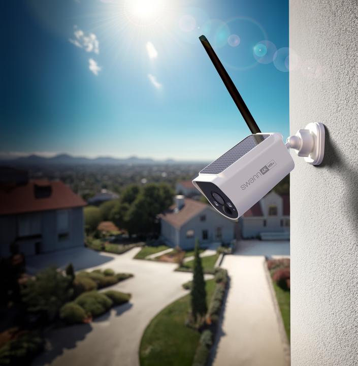 Actual product image Swann MaxRanger4K Solar 3x Camera Security System beveiligingscamera GeÃ¯ntegreerd zonnepaneel (3840 x 2160 pixels)