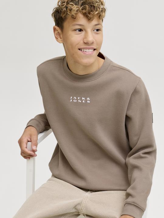 Produktbild Jack & Jones Junior Pullover POINT SWEAT BADGE Sweatshirt (140)