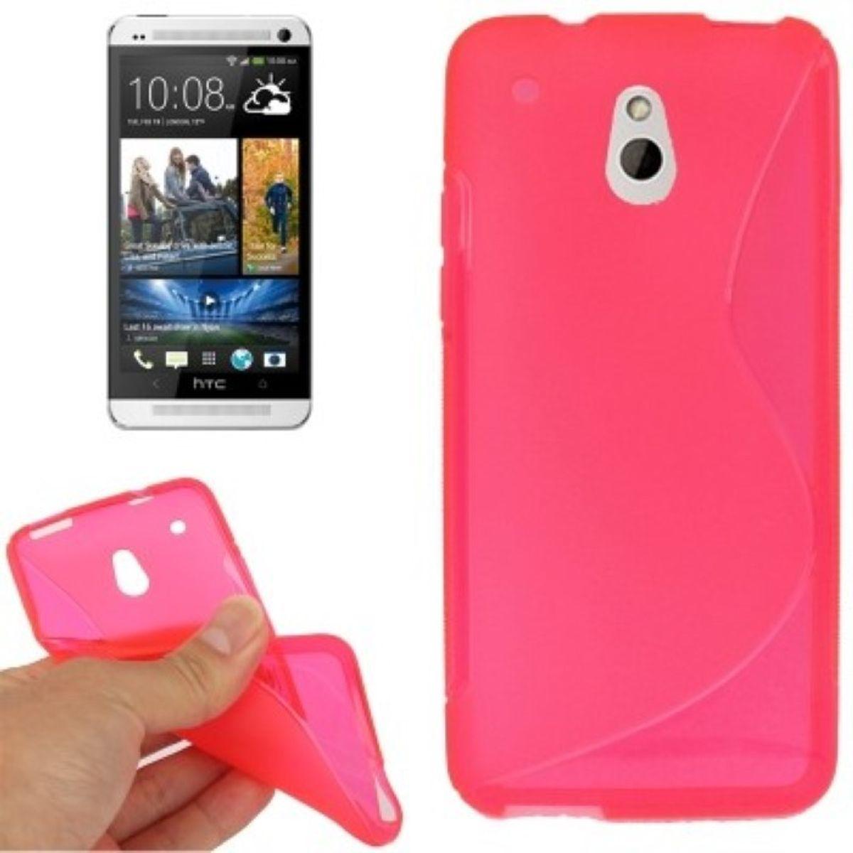 Thumbnail - König Design Schutzhülle TPU Case für Handy HTC One mini M4 (HTC One Mini), Smartphone Hülle, Rosa