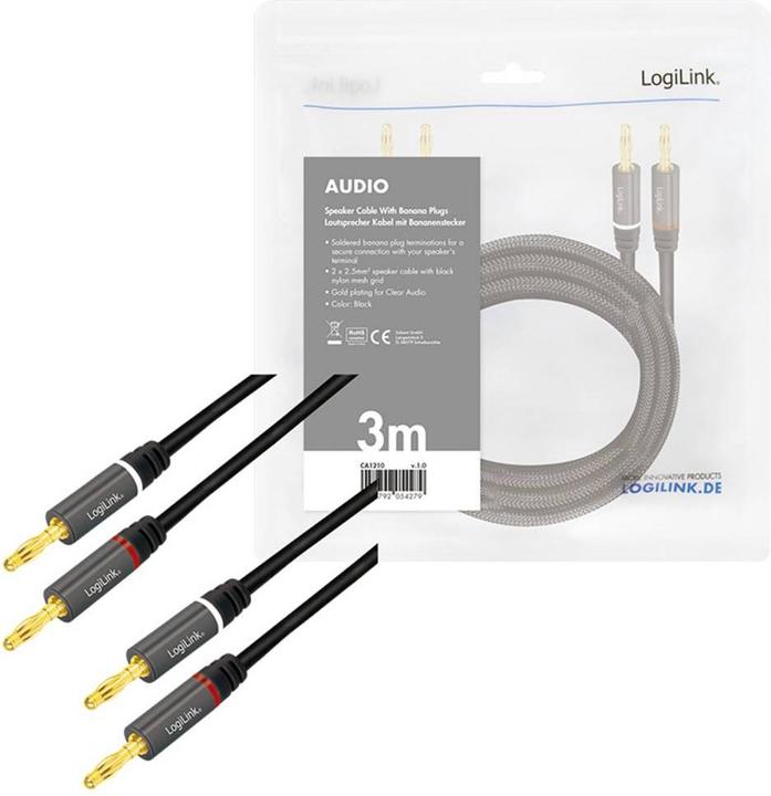 Actual product image LogiLink CA1210 (3 m, 2.50 mm²)
