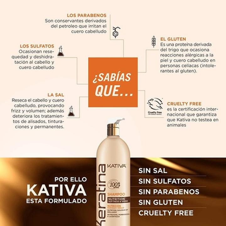 Image du produit Kativa Après-shampooing à la noix de coco 550ml (550 ml)