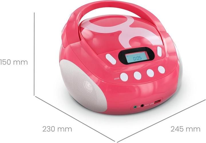 Image du produit Metronic Gulli Radio/CD Player/MP3 Player Gulli Rose