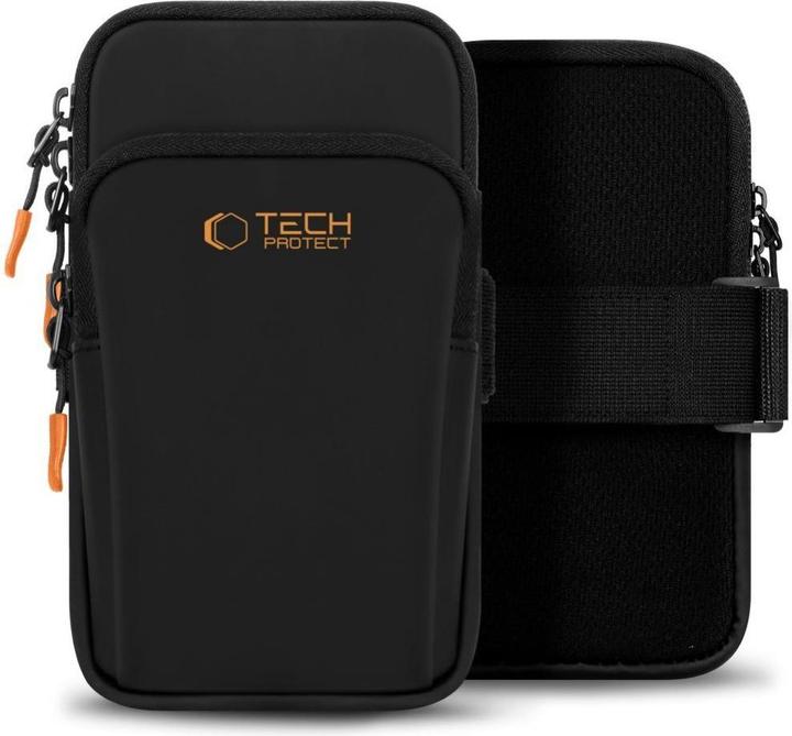 Immagine prodotto Tech-Protect M7 Universal Sportarmbandhülle - Schwarz und Orange