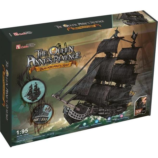 Cubicfun 3D Puzzlespiel Eine grosse Reihe von Pirate Okret (308 Teile)
