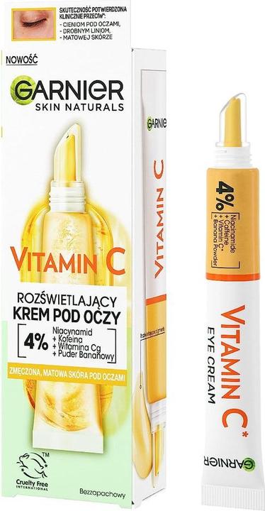 Immagine prodotto Garnier Skin Naturals Crema Occhi Illuminante alla Vitamina C 15Ml (Crema per la cura degli occhi, Giorno, 15 ml)