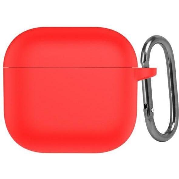 Beline AirPods Silicone Cover Air Pods 4red (Manicotto per cuffie), Borsa per cuffie + Copertura protettiva, Rosso