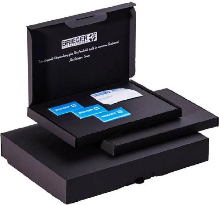 Actual product image Brieger Shipping box Ligne Noire 220 x 155 x 45 mm, Black (0.5 x 32 x 56 cm, 1 x)